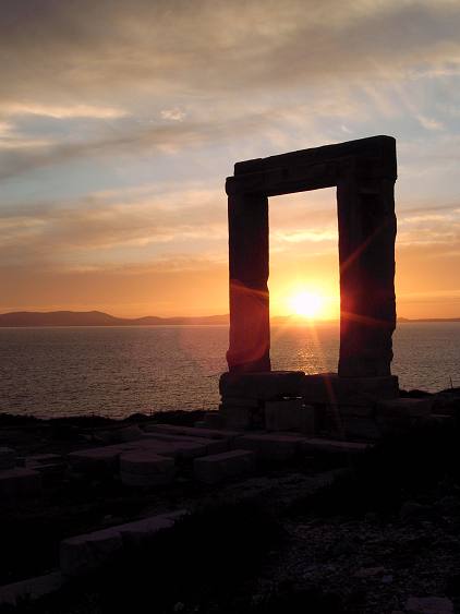 Portara in Naxos Town